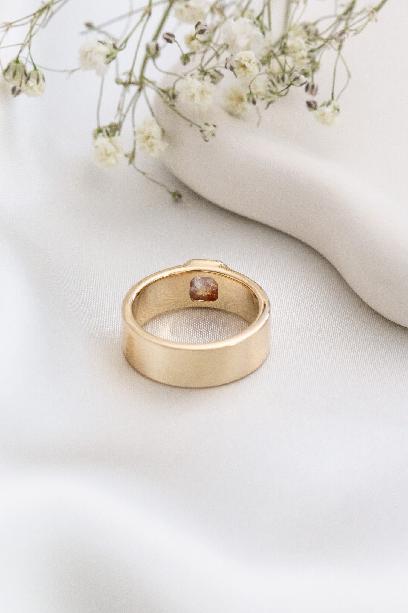 The Maya 1.11 ct Asscher Rustic Diamond Solitaire