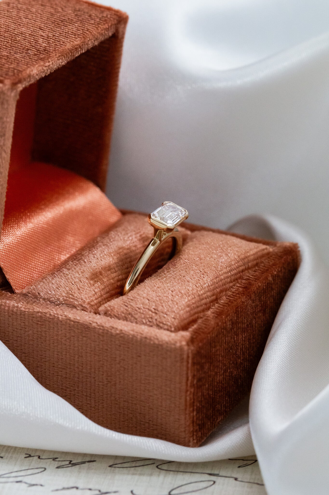 The Austen Emerald Cut Solitaire