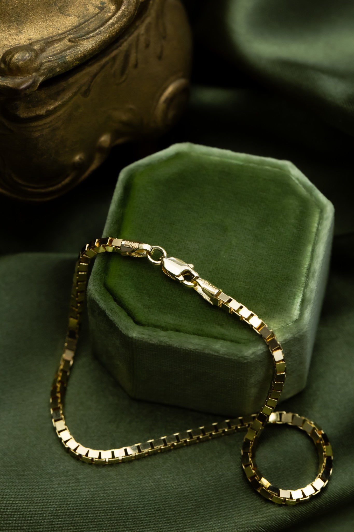 Large Box Chain Bracelet