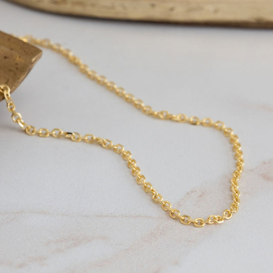 Diamond Cut Cable Chain Necklace