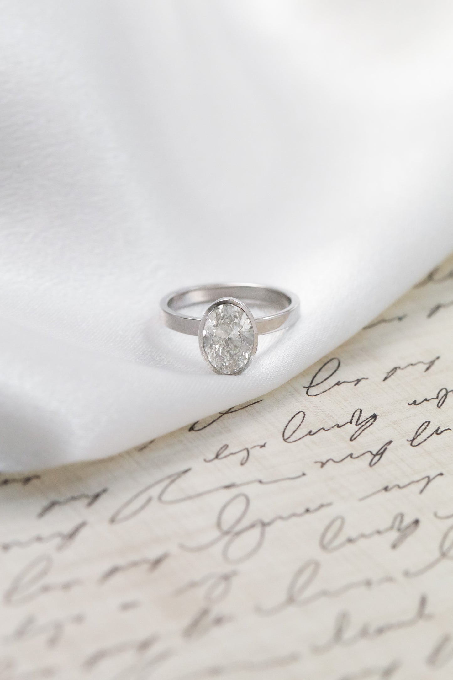 Elena Oval Solitaire Ring