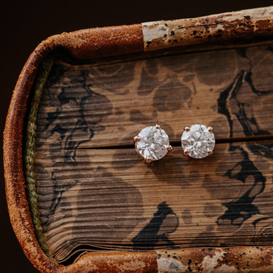 Maeve Stud Diamond Earrings