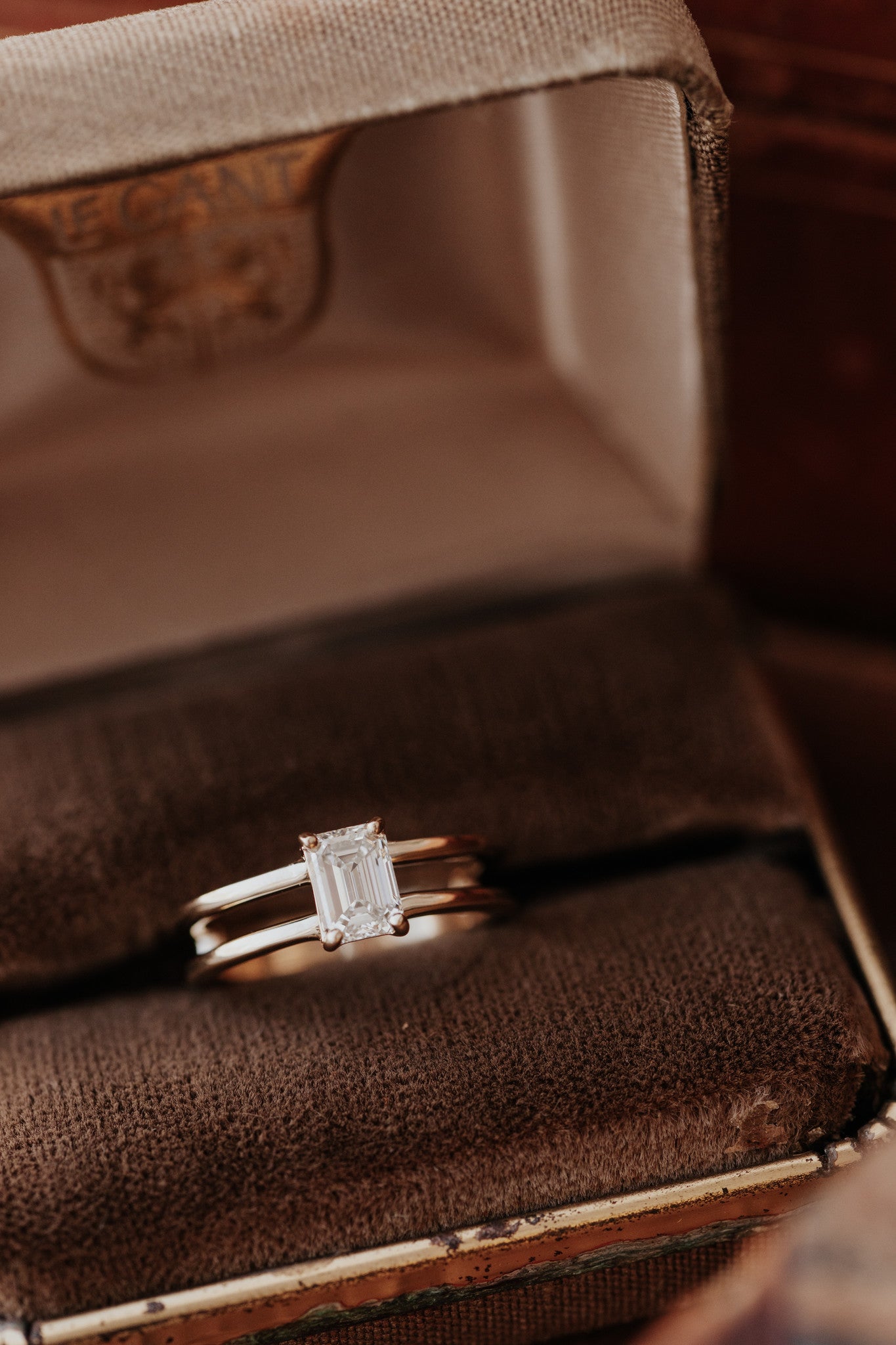 The Amanda Emerald Cut Solitaire