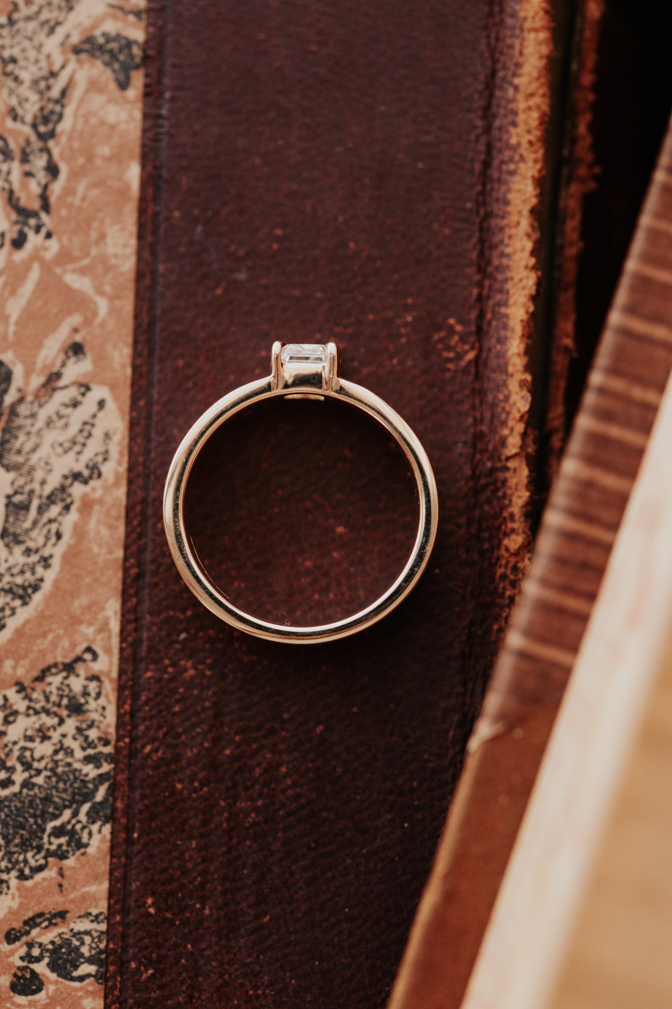 The Maya Emerald Cut Solitaire