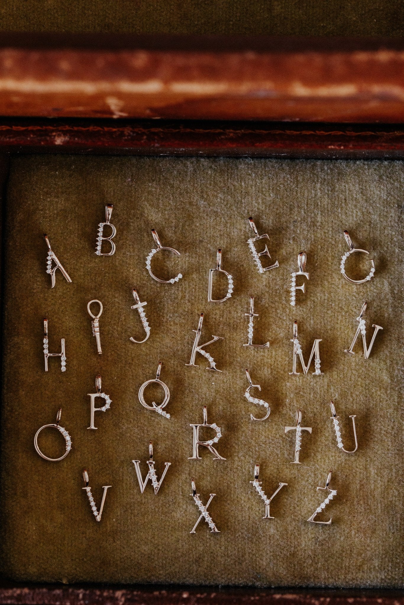 Diamond Initial Necklace