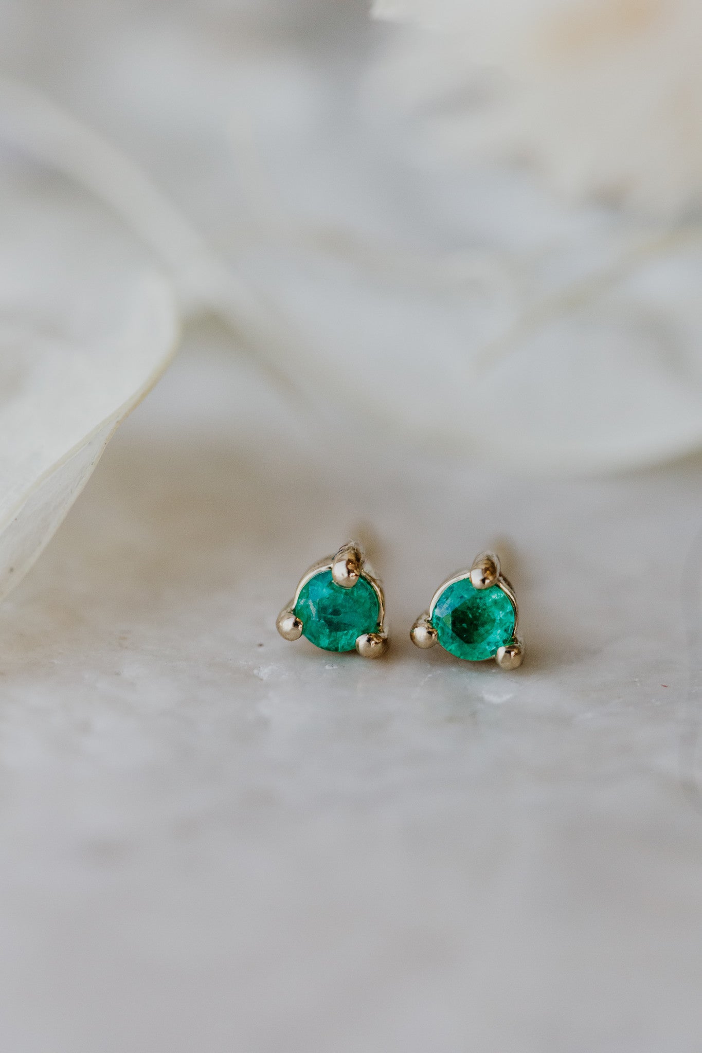 Gemstone Stud Earrings