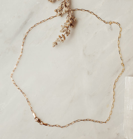 Paper Clip Chain Necklace