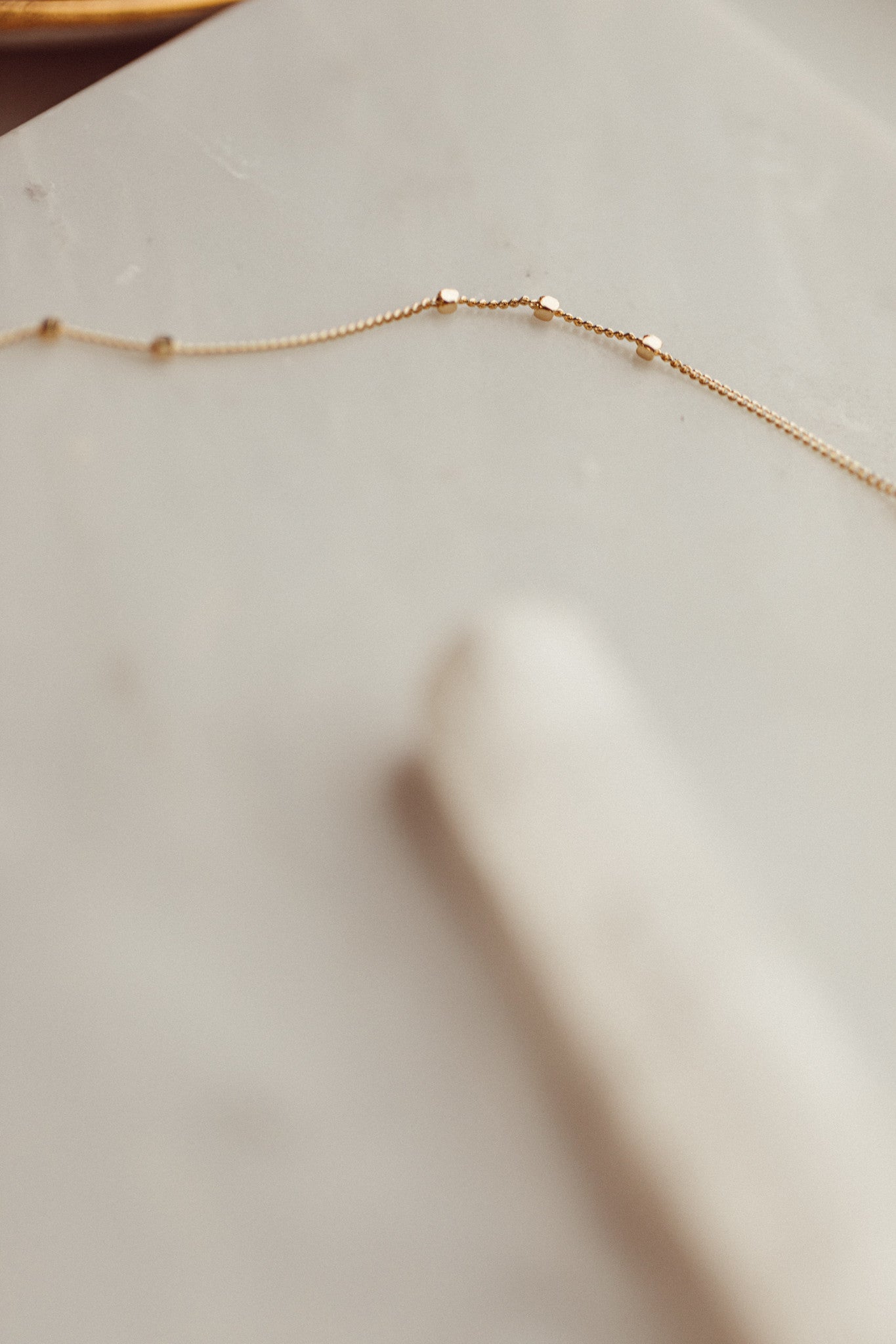 Triple Cube Saturn Chain Necklace