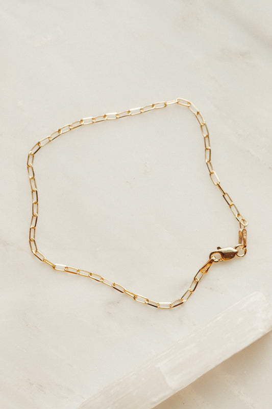 Paper Clip Chain Bracelet