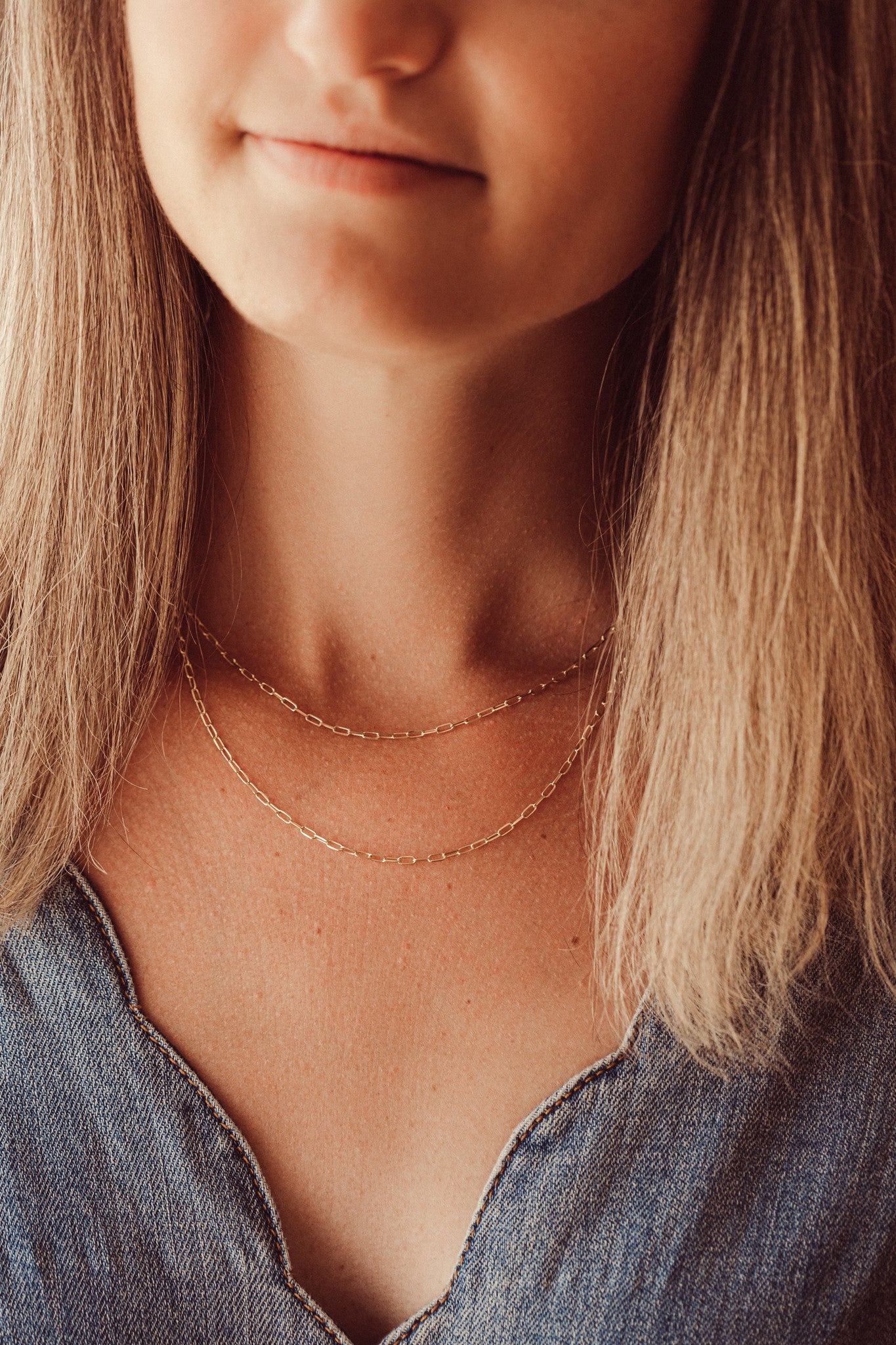 Paper Clip Chain Necklace