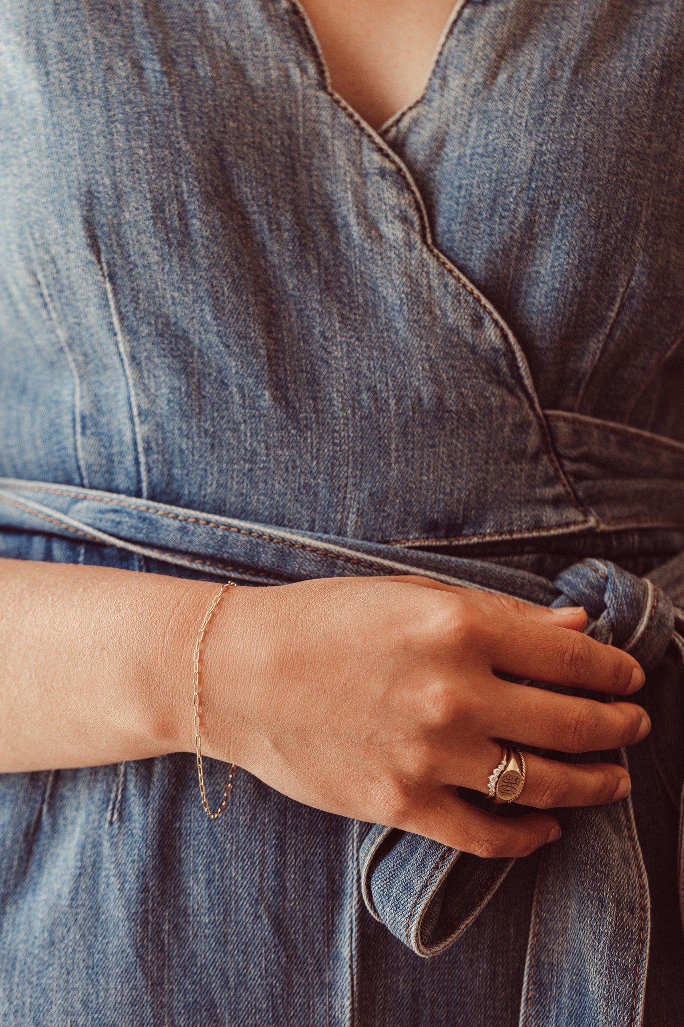 Paper Clip Chain Bracelet