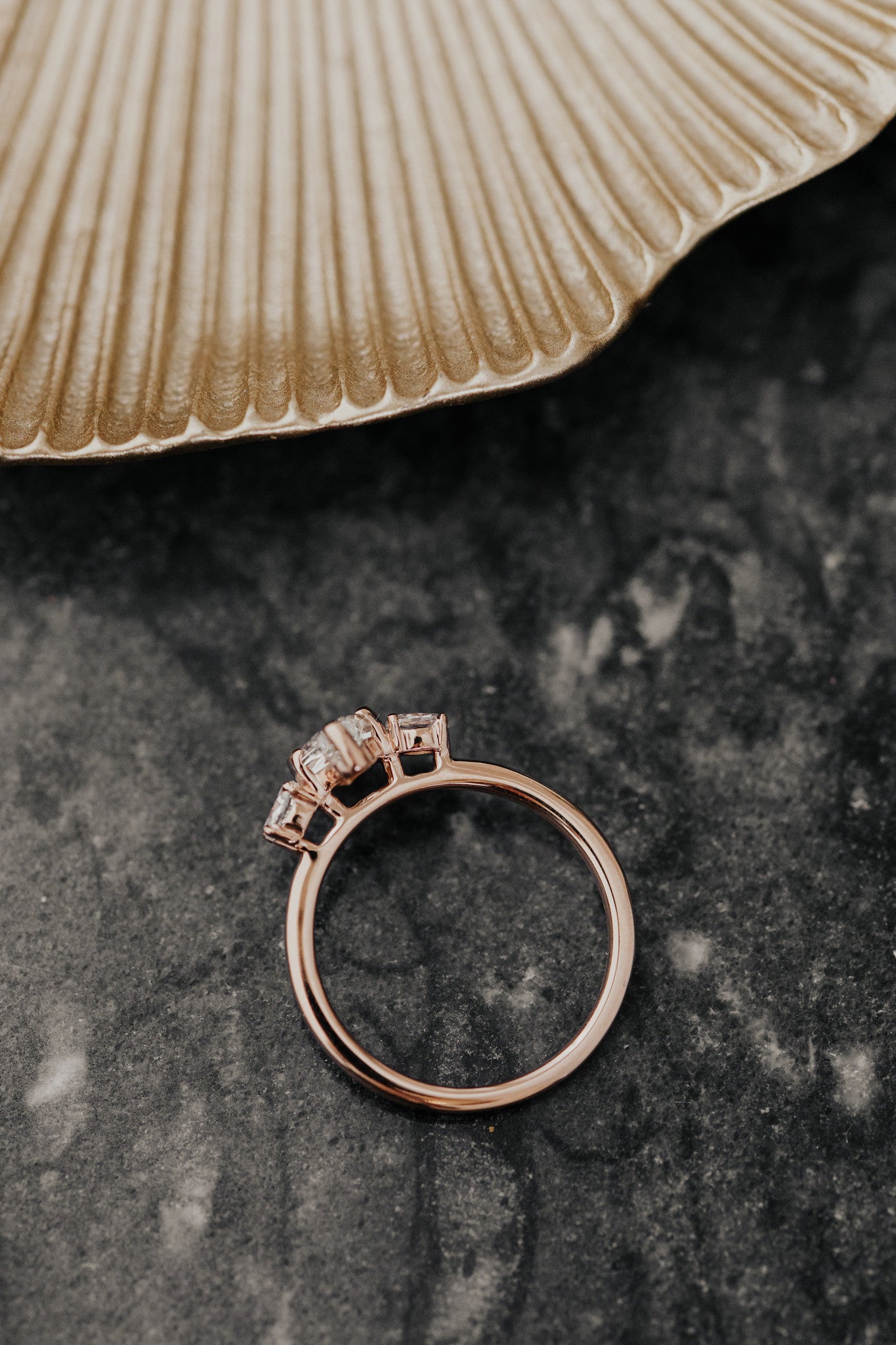 The Ruth 1.06 ct Modified Kite Shape Ring