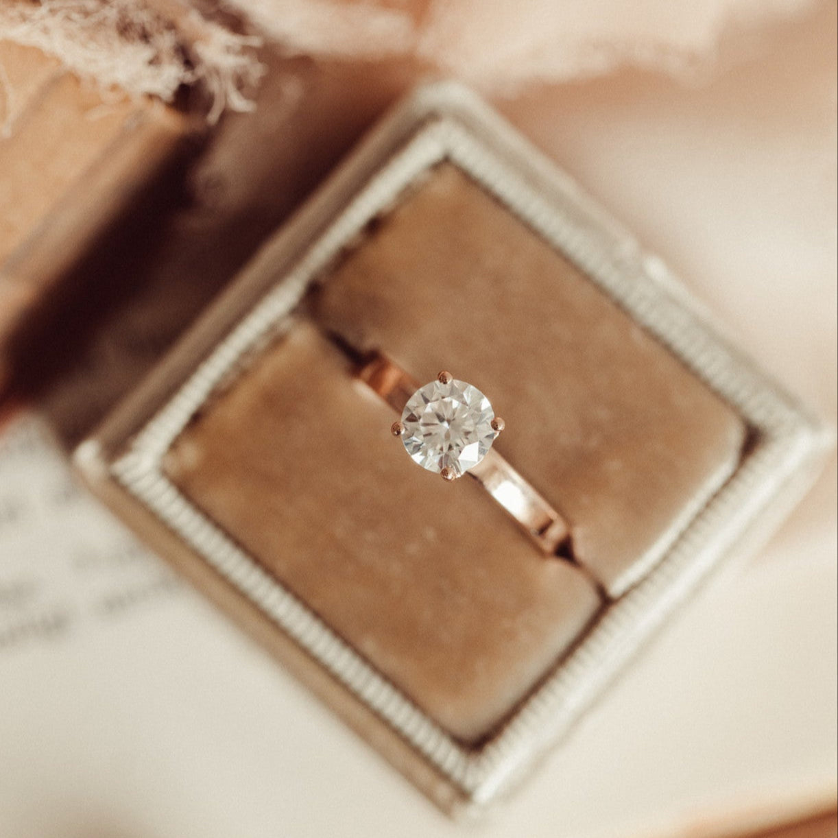 The Octavia Round Solitaire Ring