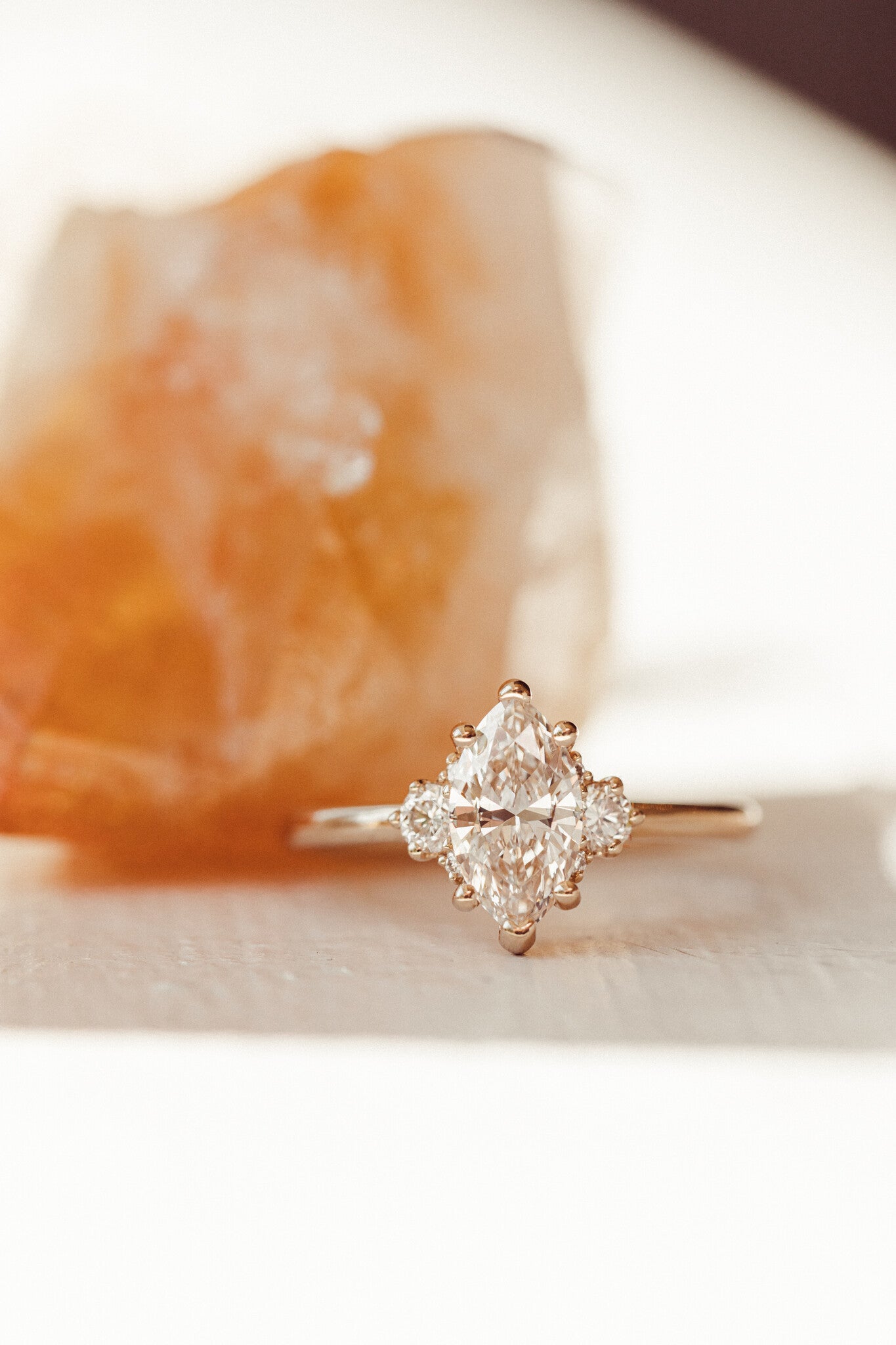 The Vivien .96 ct Natural Marquise Ring