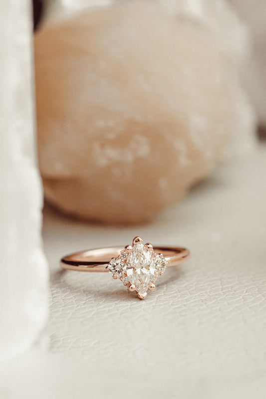 The Mini Vivien Marquise Ring