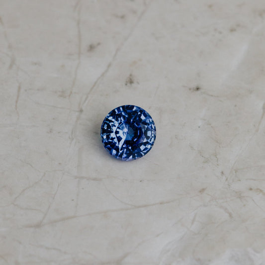 1.89 ct Round Ceylon Blue Sapphire Stone