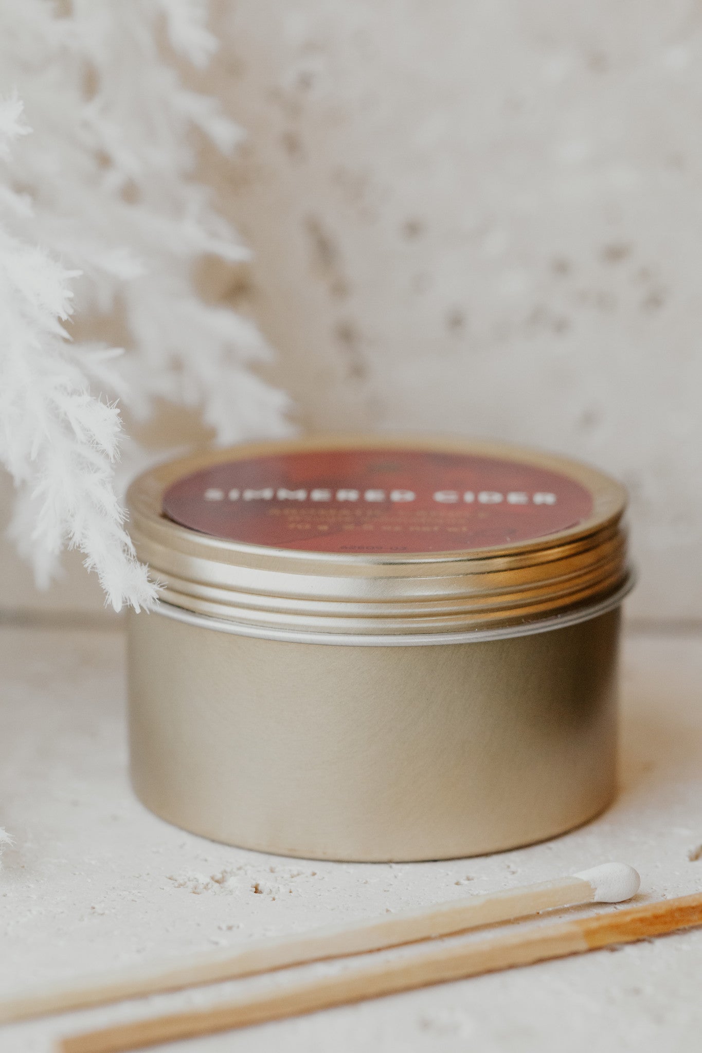 Simmered Cider Candle Travel Tin 2.5 oz