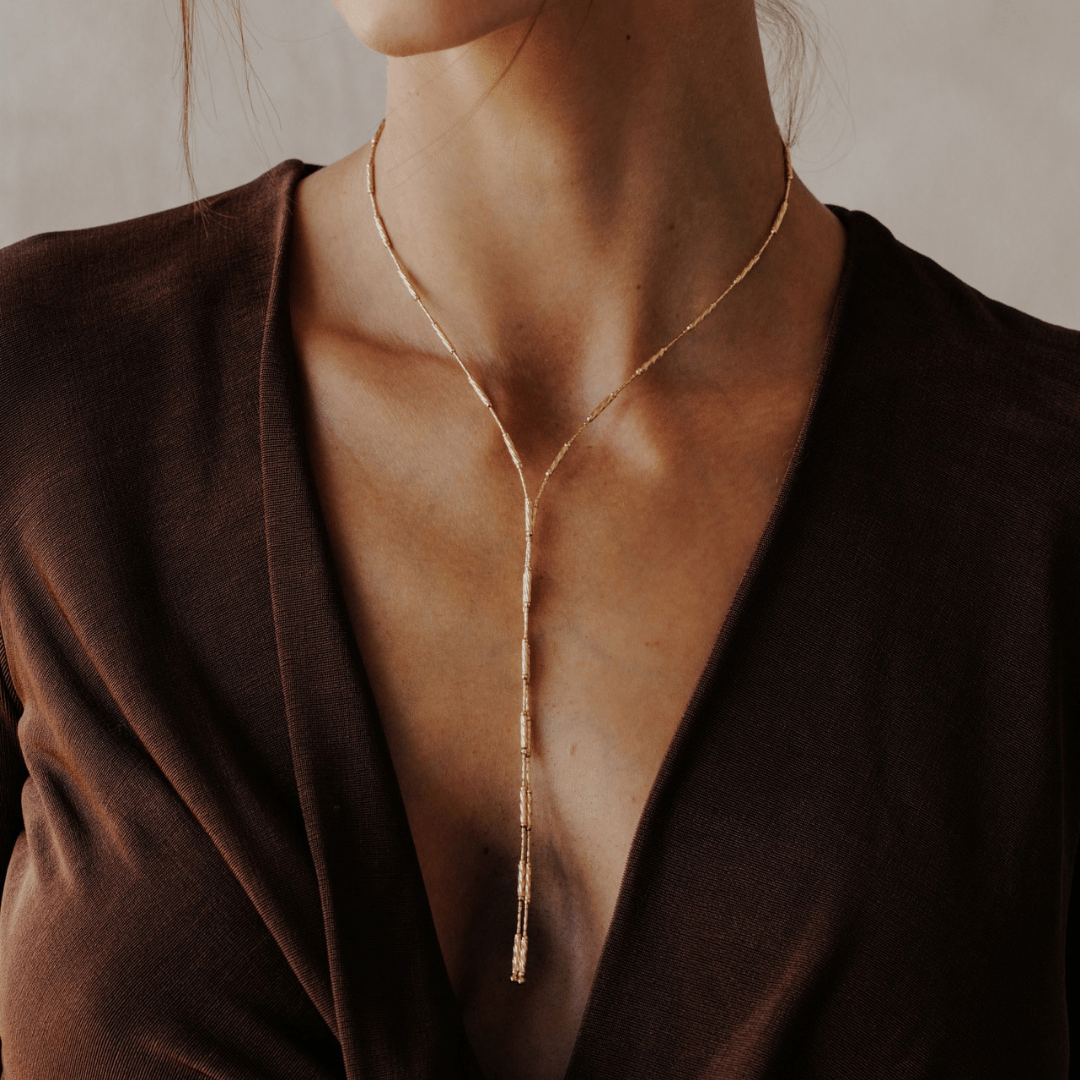 Textured Magnetic Convertible Gold Bracelet or Necklace