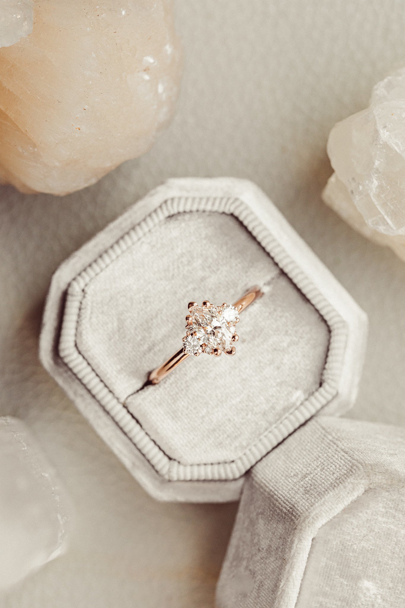 The Mini Vivien Marquise Ring