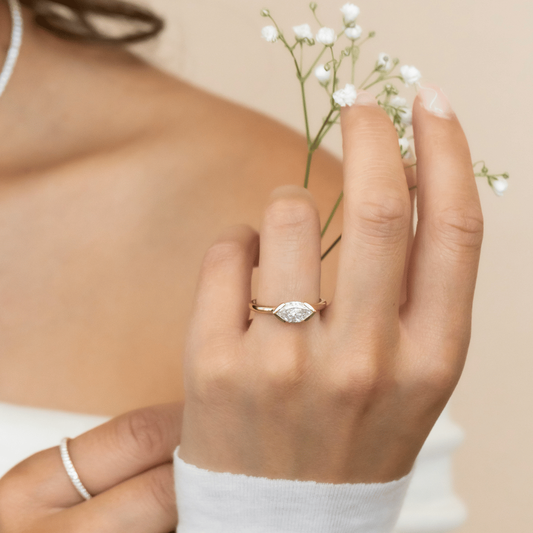 The Austen Marquise Solitaire