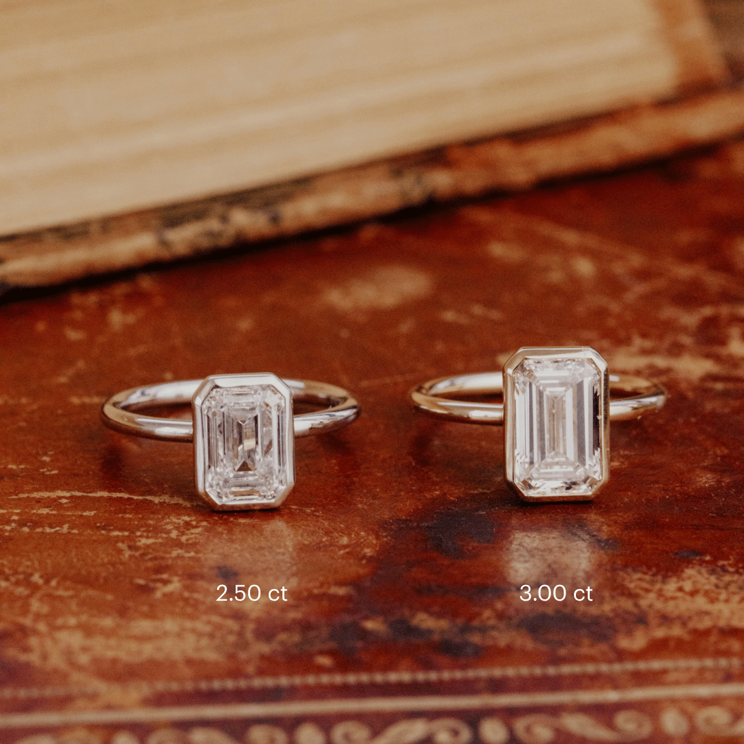 The Bailey Emerald Cut Solitaire Ring
