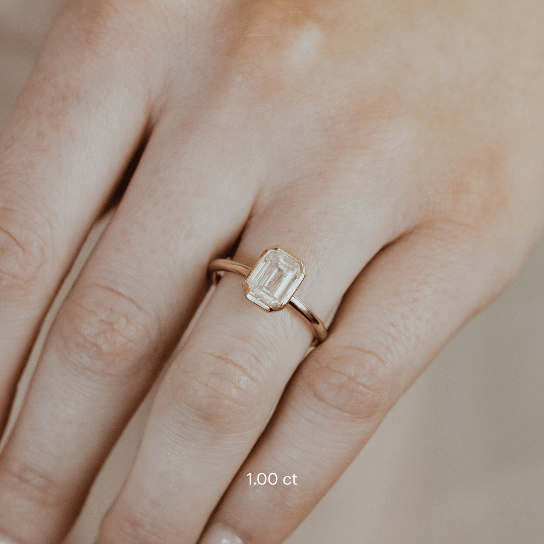 The Bailey Emerald Cut Solitaire Ring