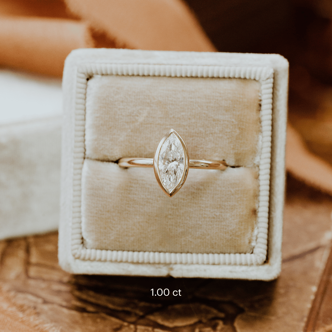 The Bailey Marquise Solitaire Ring
