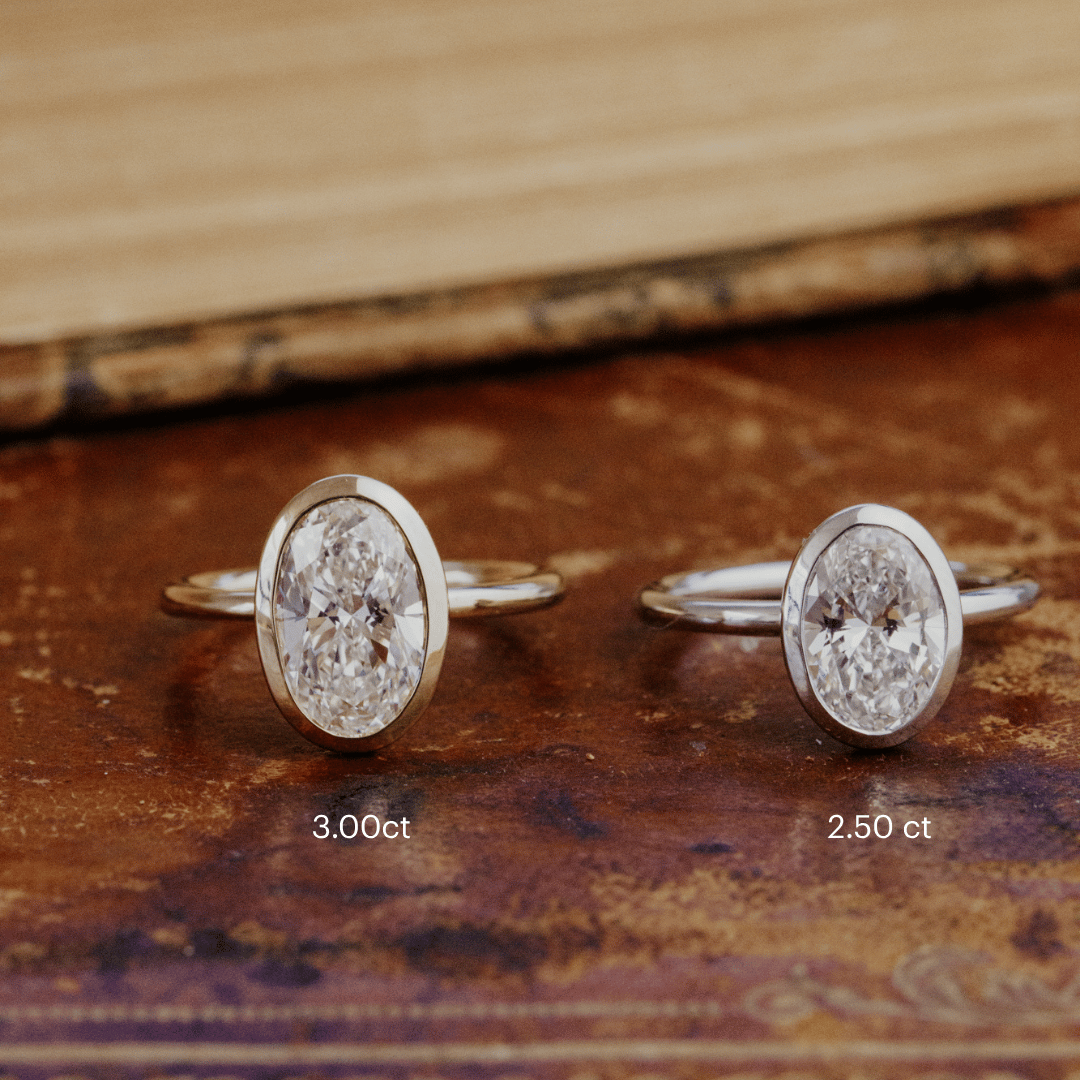 The Bailey Oval Solitaire Ring