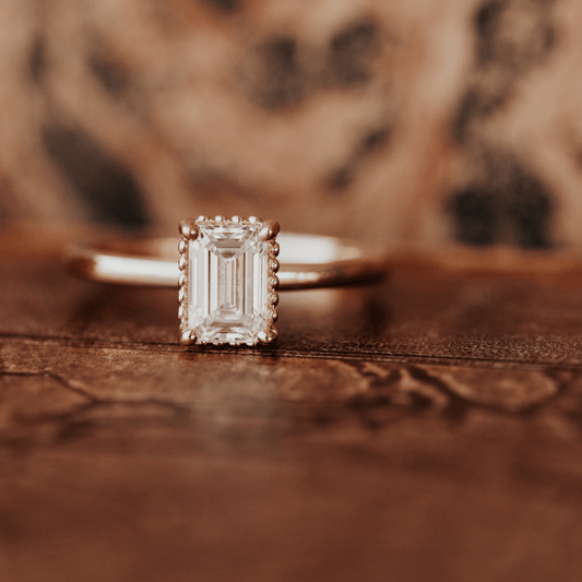 The Charlotte Emerald Cut Solitaire
