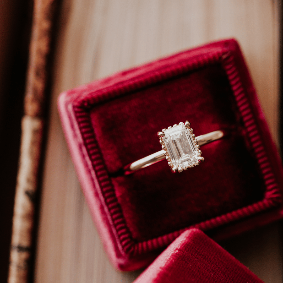 The Charlotte Emerald Cut Solitaire