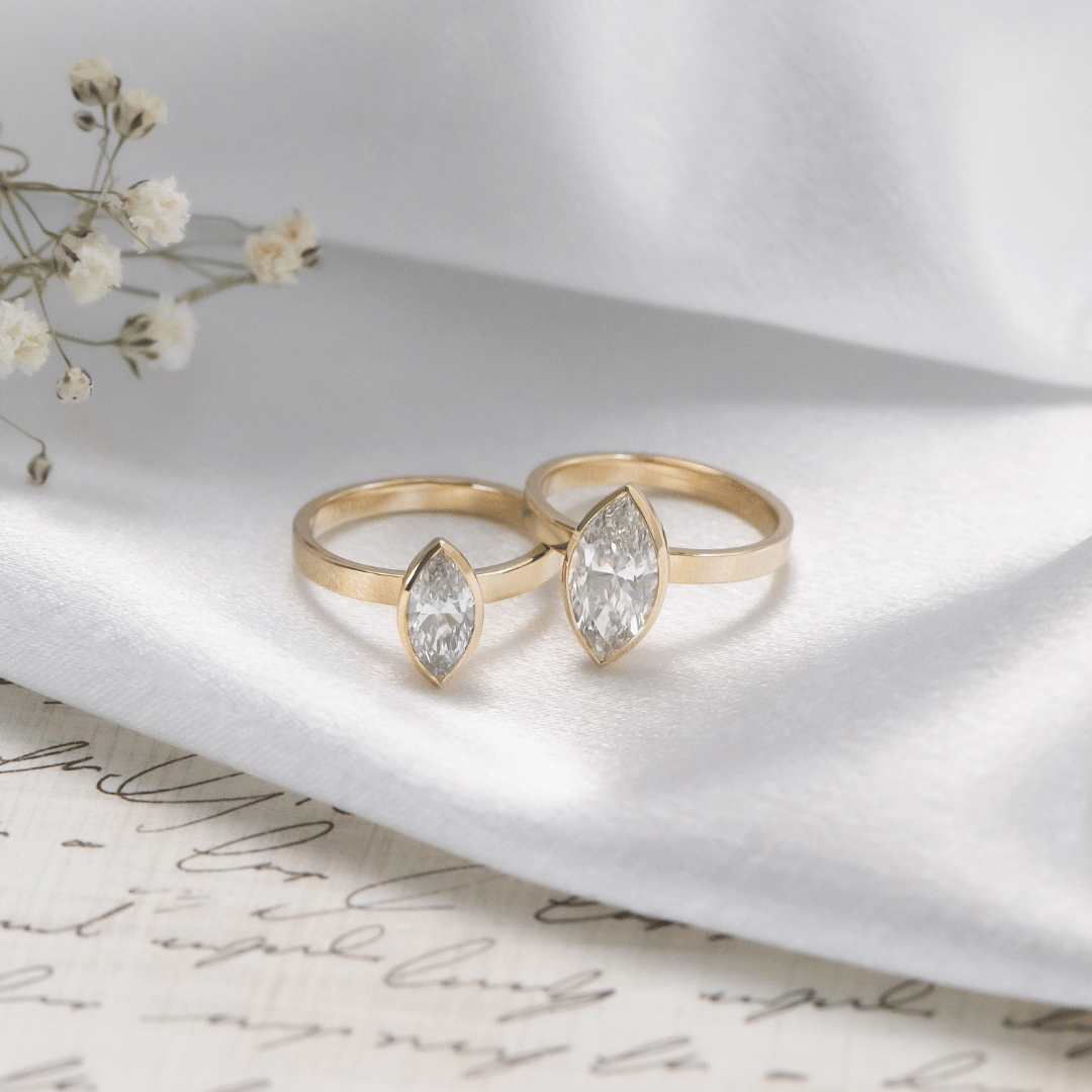 The Elena Marquise Solitaire