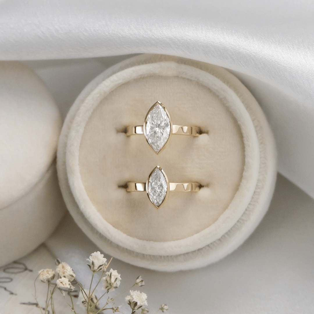 The Elena Marquise Solitaire