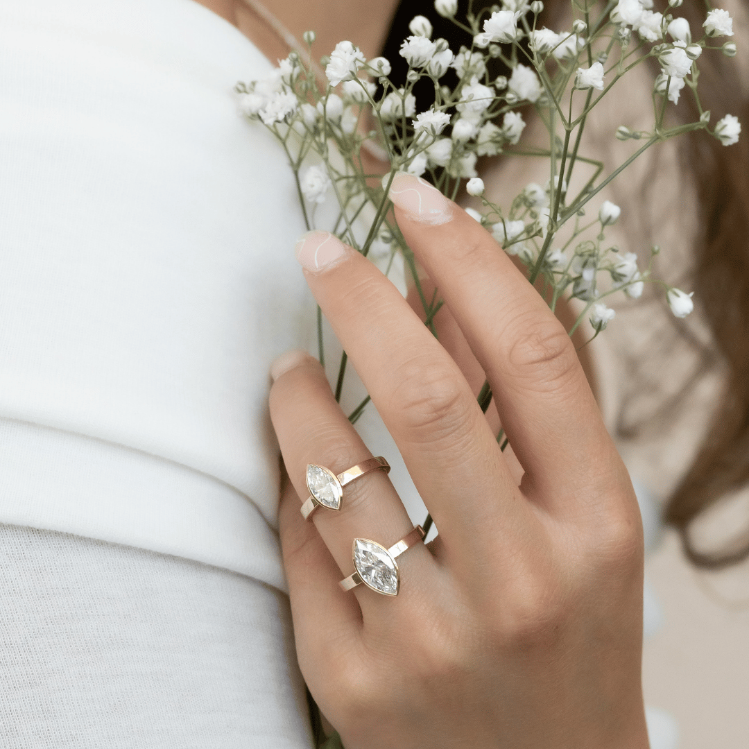 The Elena Marquise Solitaire