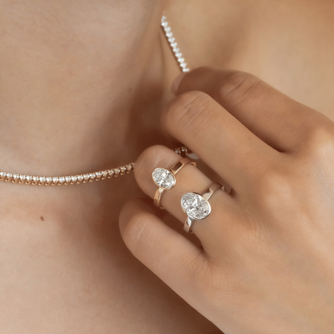 Elena Oval Solitaire Ring