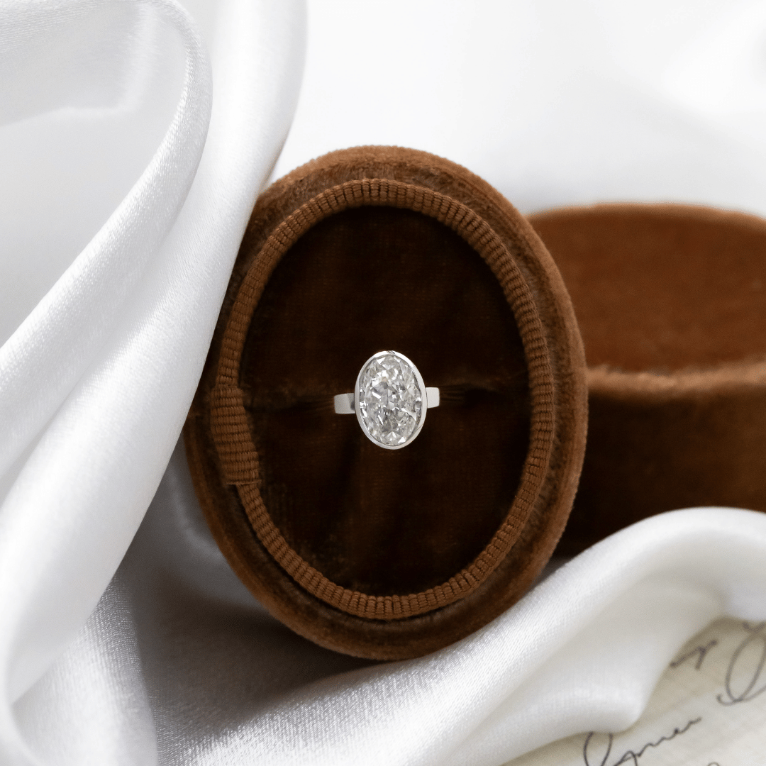 Elena Oval Solitaire Ring