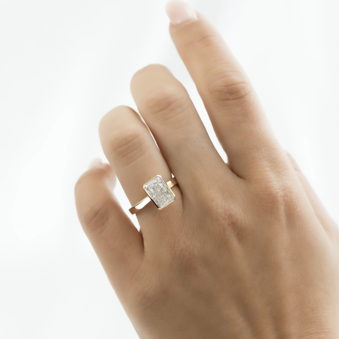 The Elena Radiant Cut Solitaire Ring