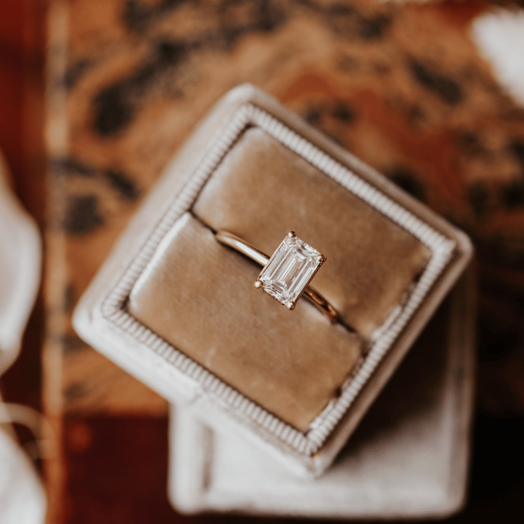 The Maeve Emerald Cut Solitaire