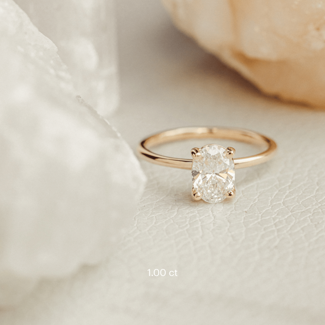 The Maeve Oval Solitaire
