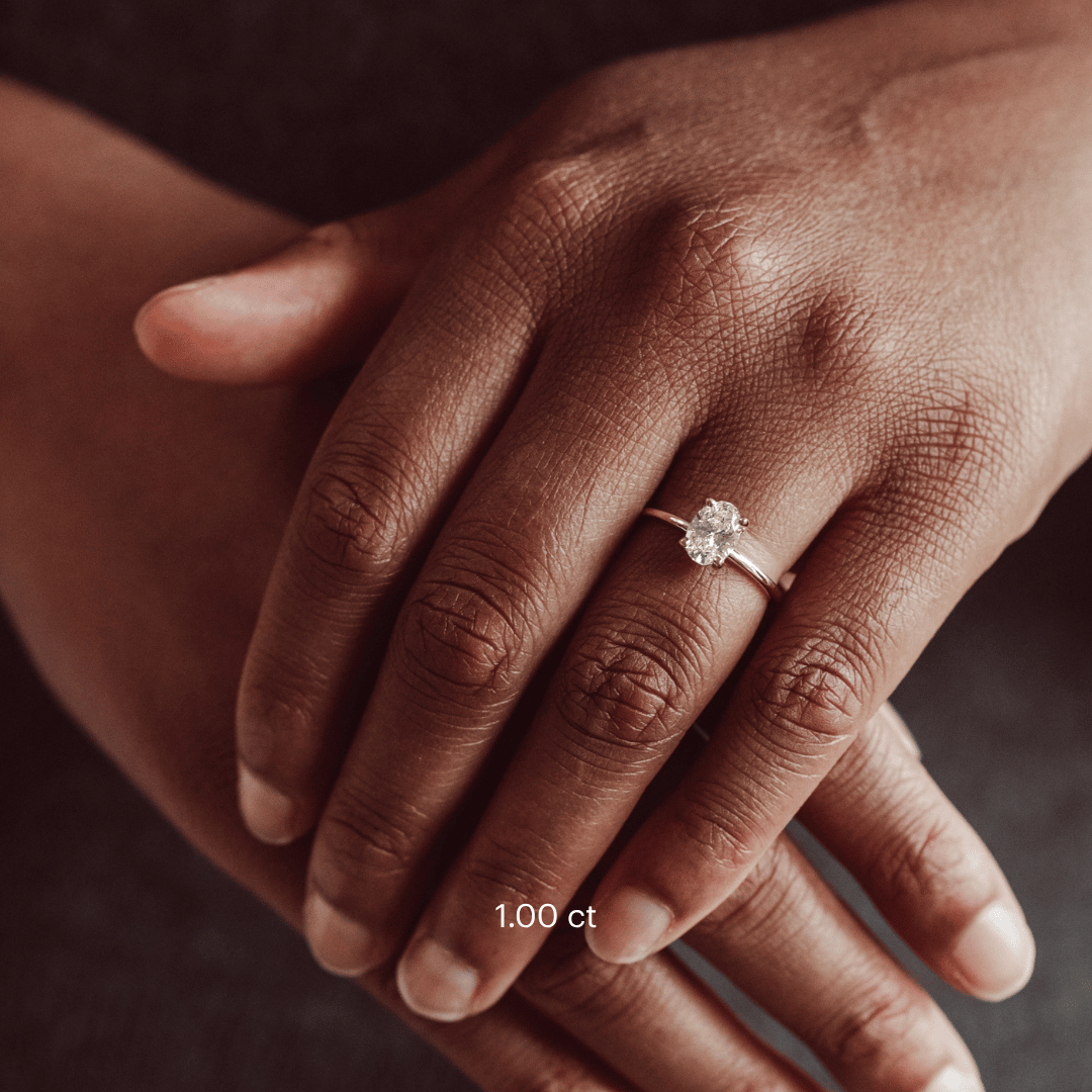 The Maeve Oval Solitaire