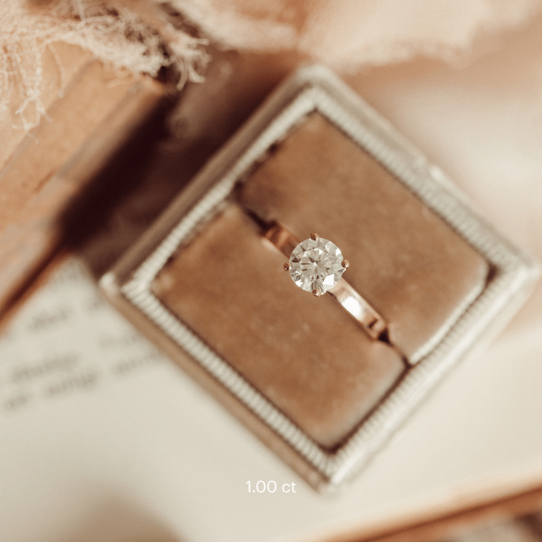 The Octavia Round Solitaire Ring