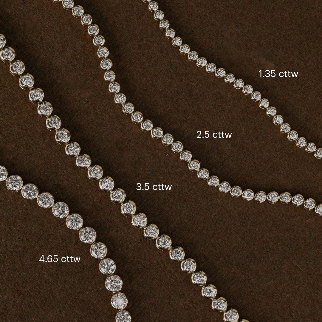 Bezel Tennis Bracelet