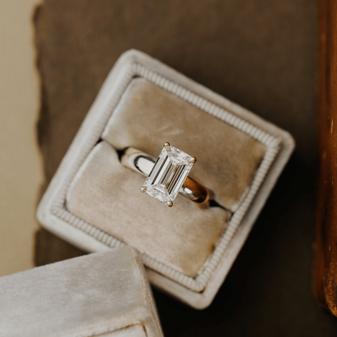 The Louisa Emerald Cut Ring
