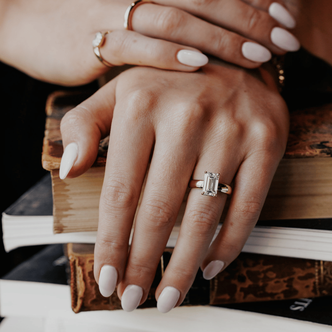 The Louisa Emerald Cut Ring