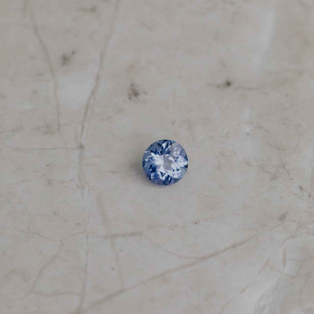  .40 ct Round Blue Sri Lanka Sapphire Stone