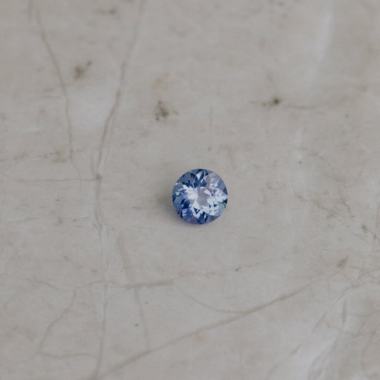  .40 ct Round Blue Sri Lanka Sapphire Stone