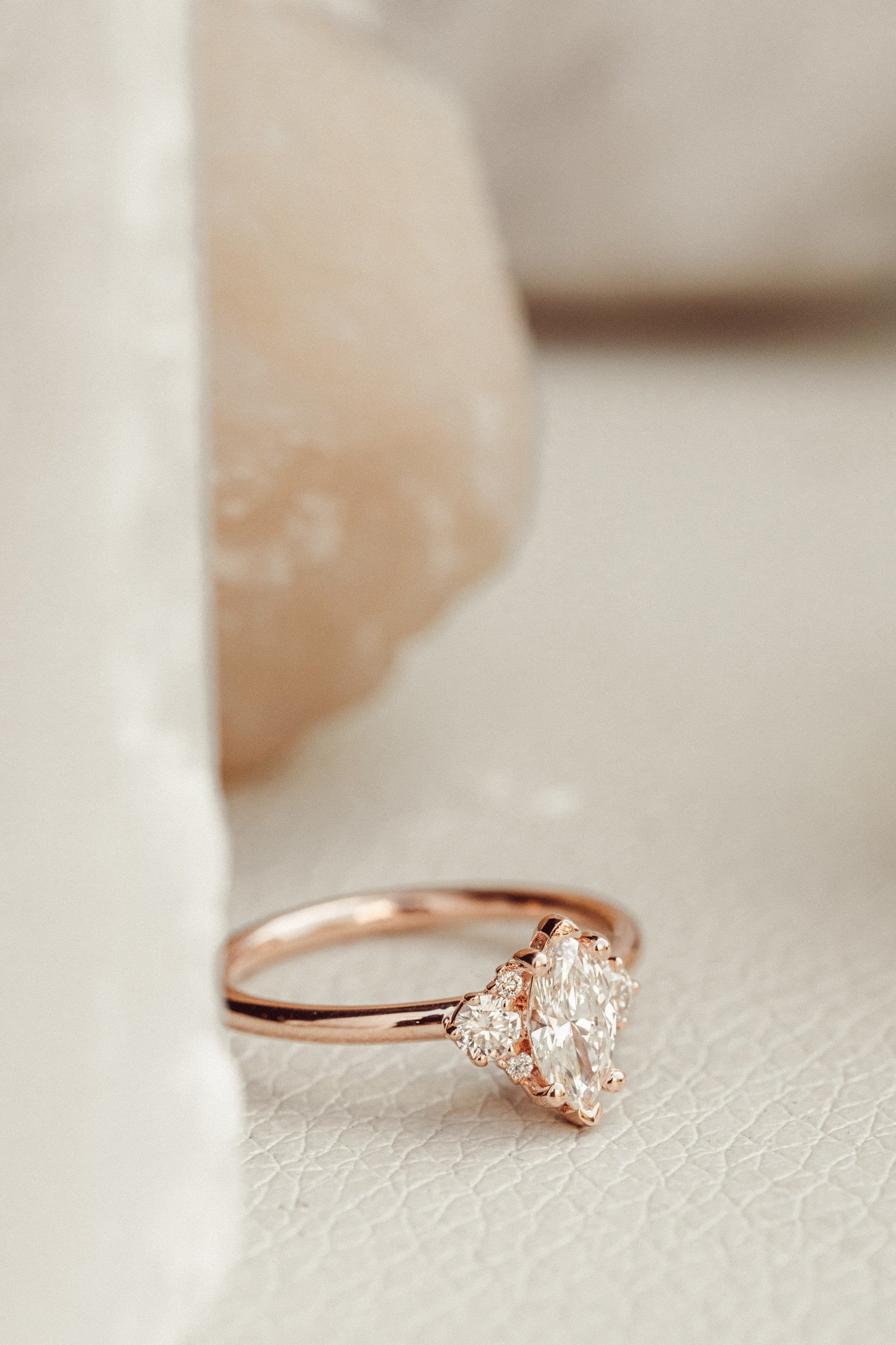 The Mini Vivien Marquise Ring