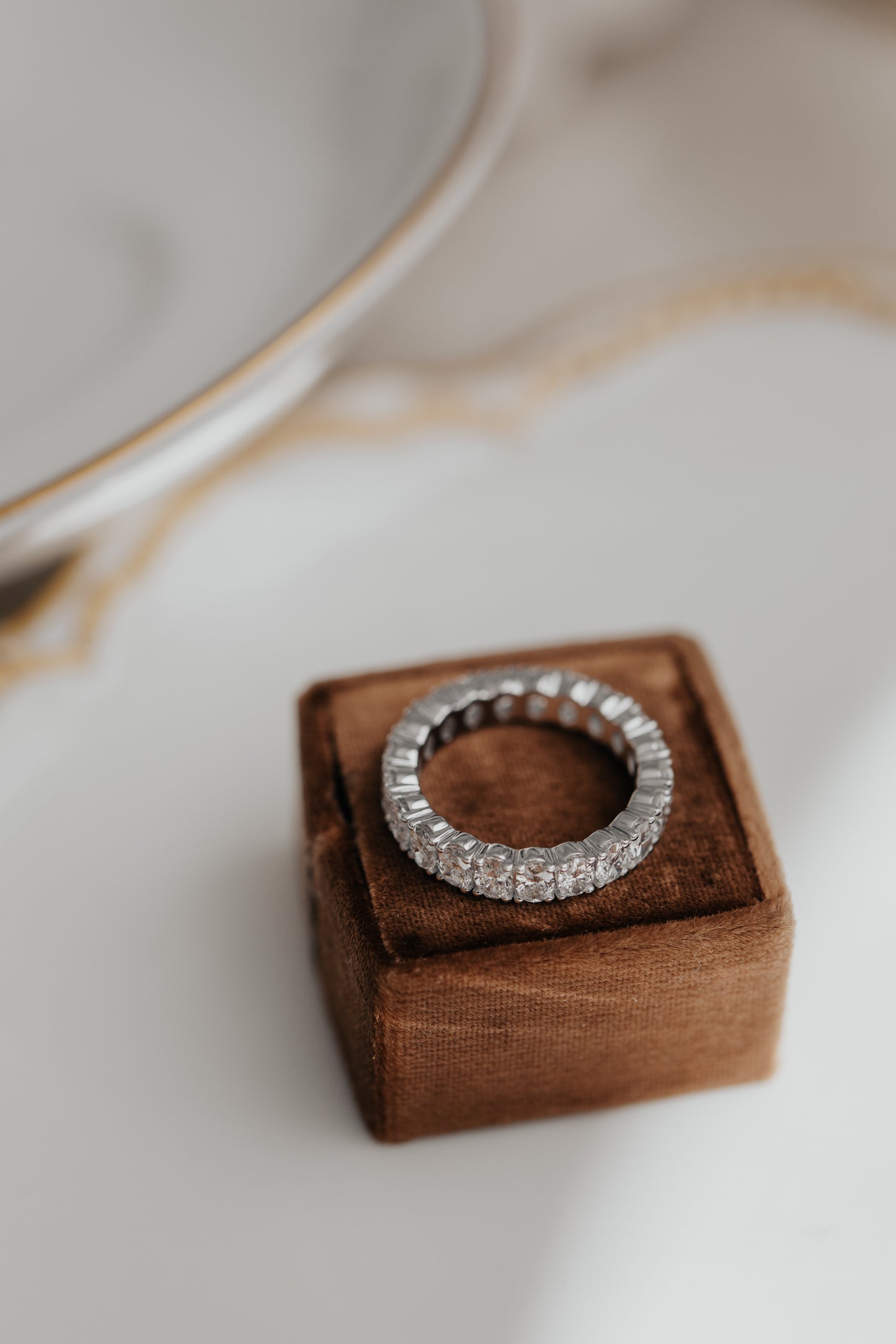 The Amara Oval Eternity Band