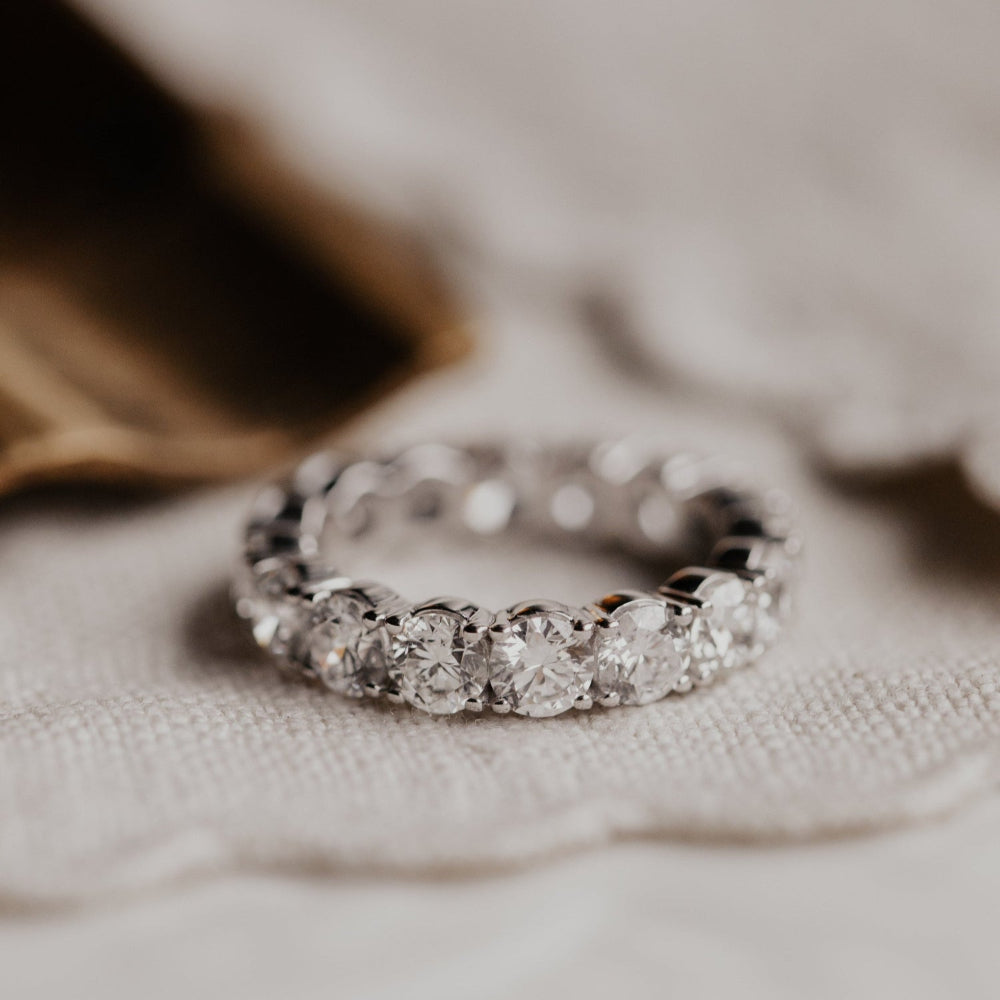 The Amara Round Eternity Diamond Band 