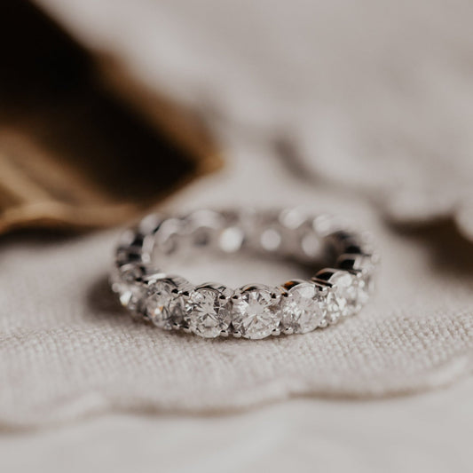 The Amara Round Eternity Diamond Band 