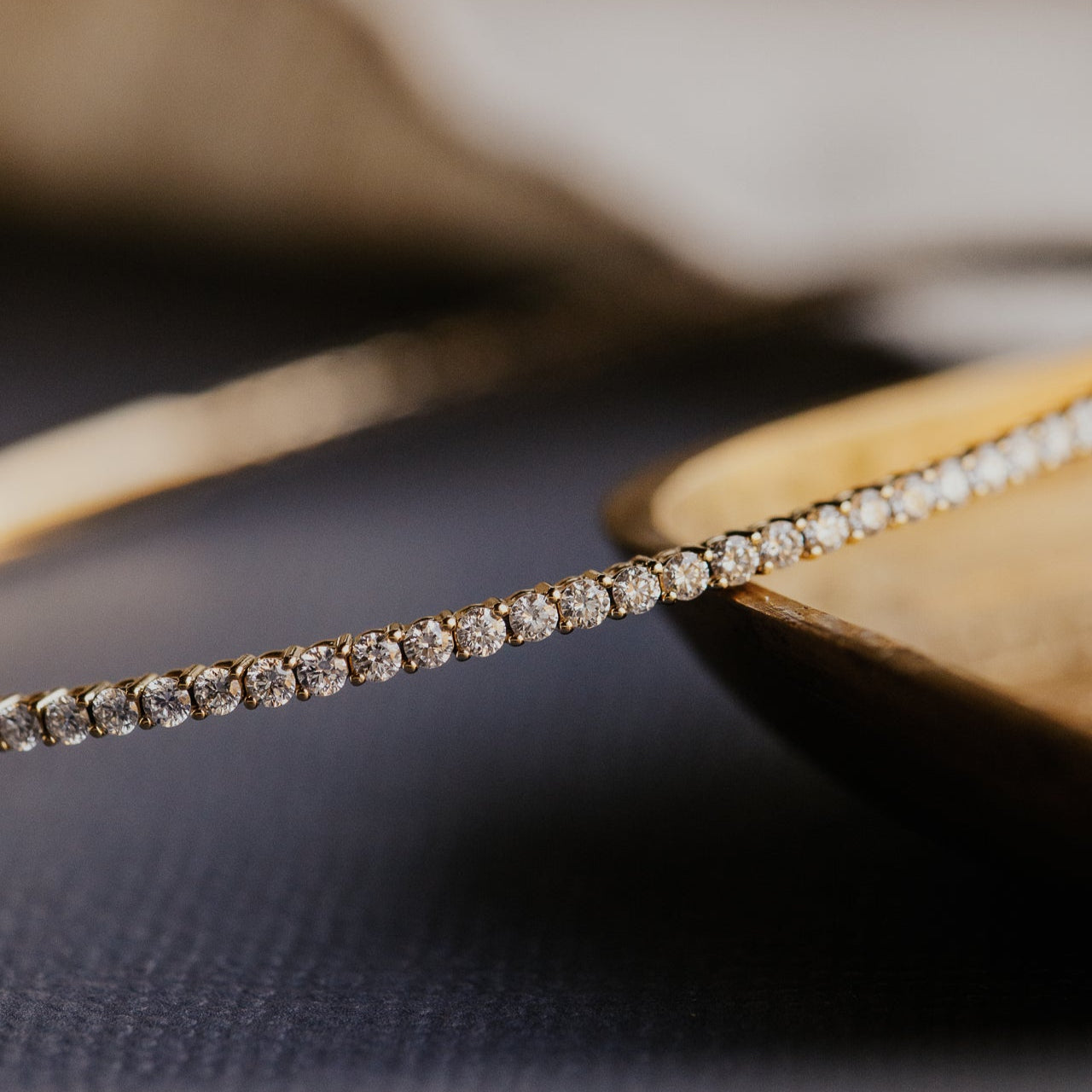 Round Diamond Eternity Bracelet